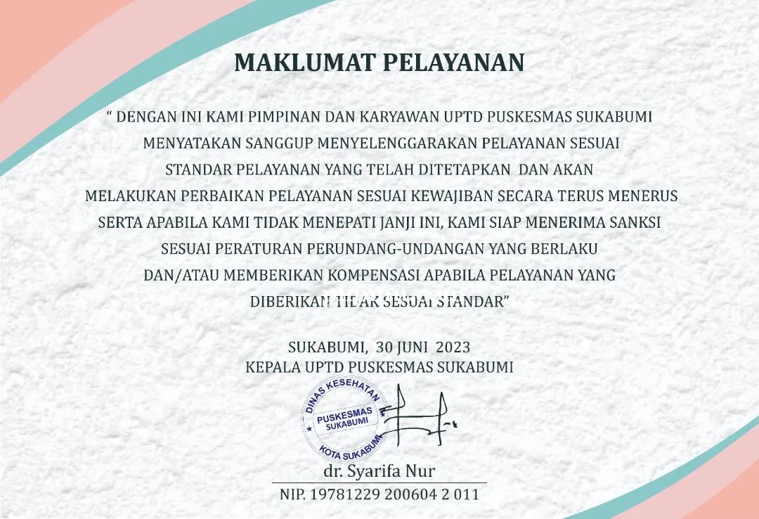 Maklumat Pelayanan